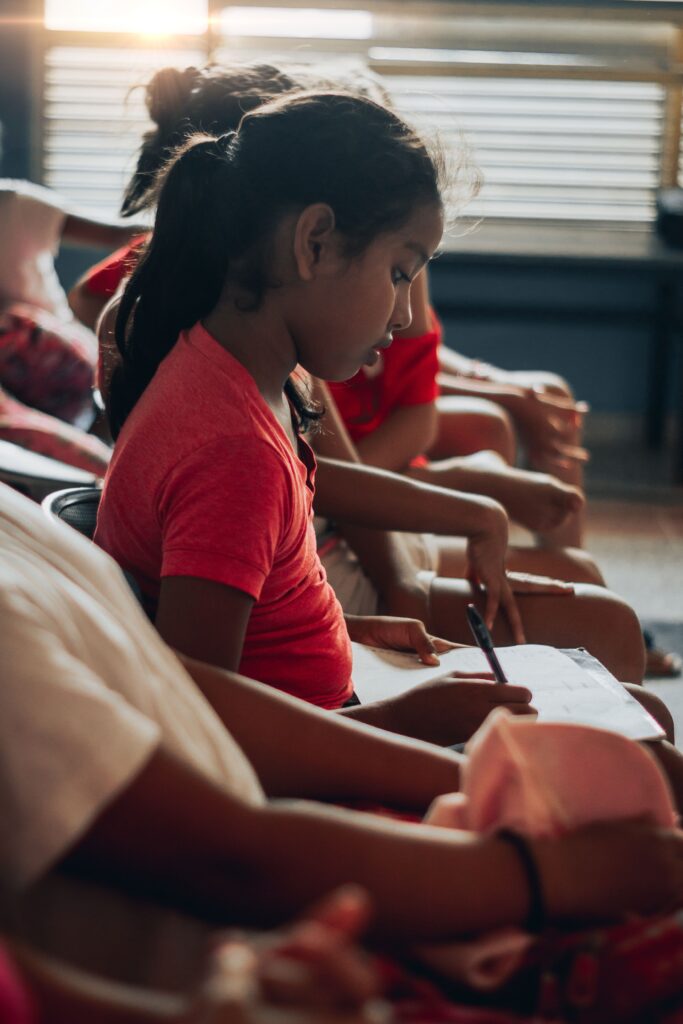 school children classroom learning in nicaragua