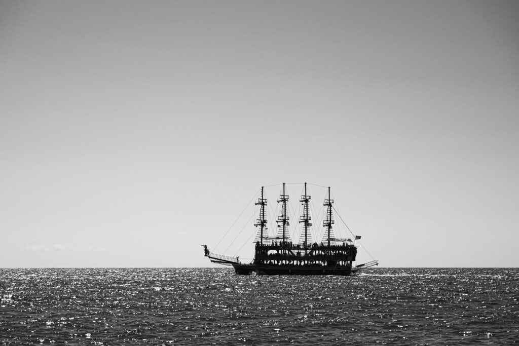 old sailing ship ocean